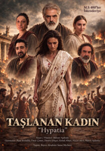 taslanan kadin afis